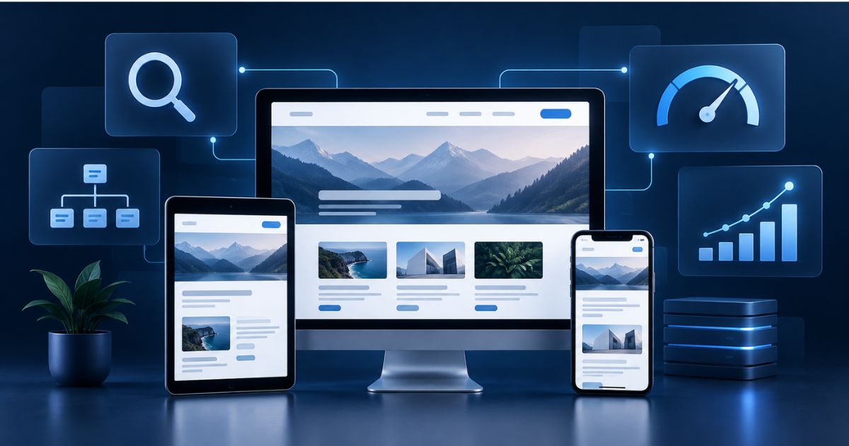 SEO uyumlu web tasarım ve mobil uyumlu kurumsal web sitesi